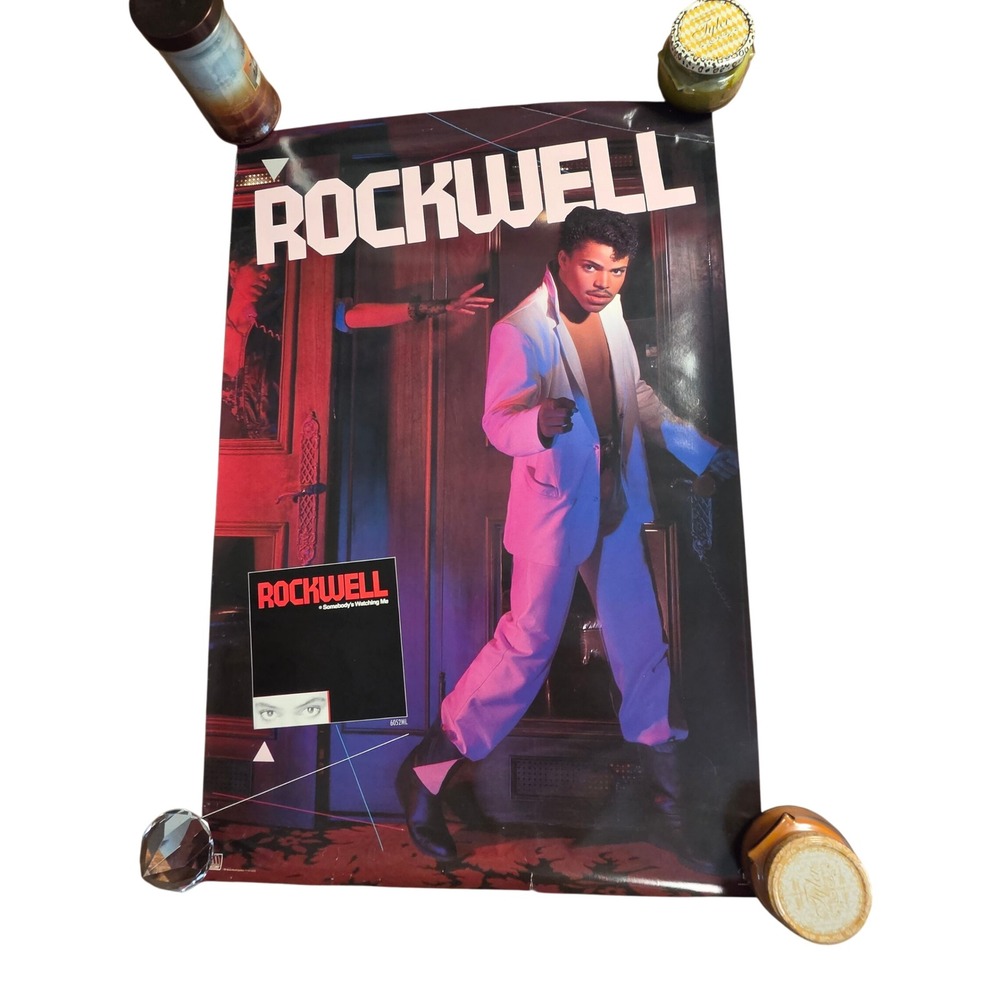 Rockwell Somebody's Watching Me Vintage 1984 Promo Album Poster 24x36 Motown